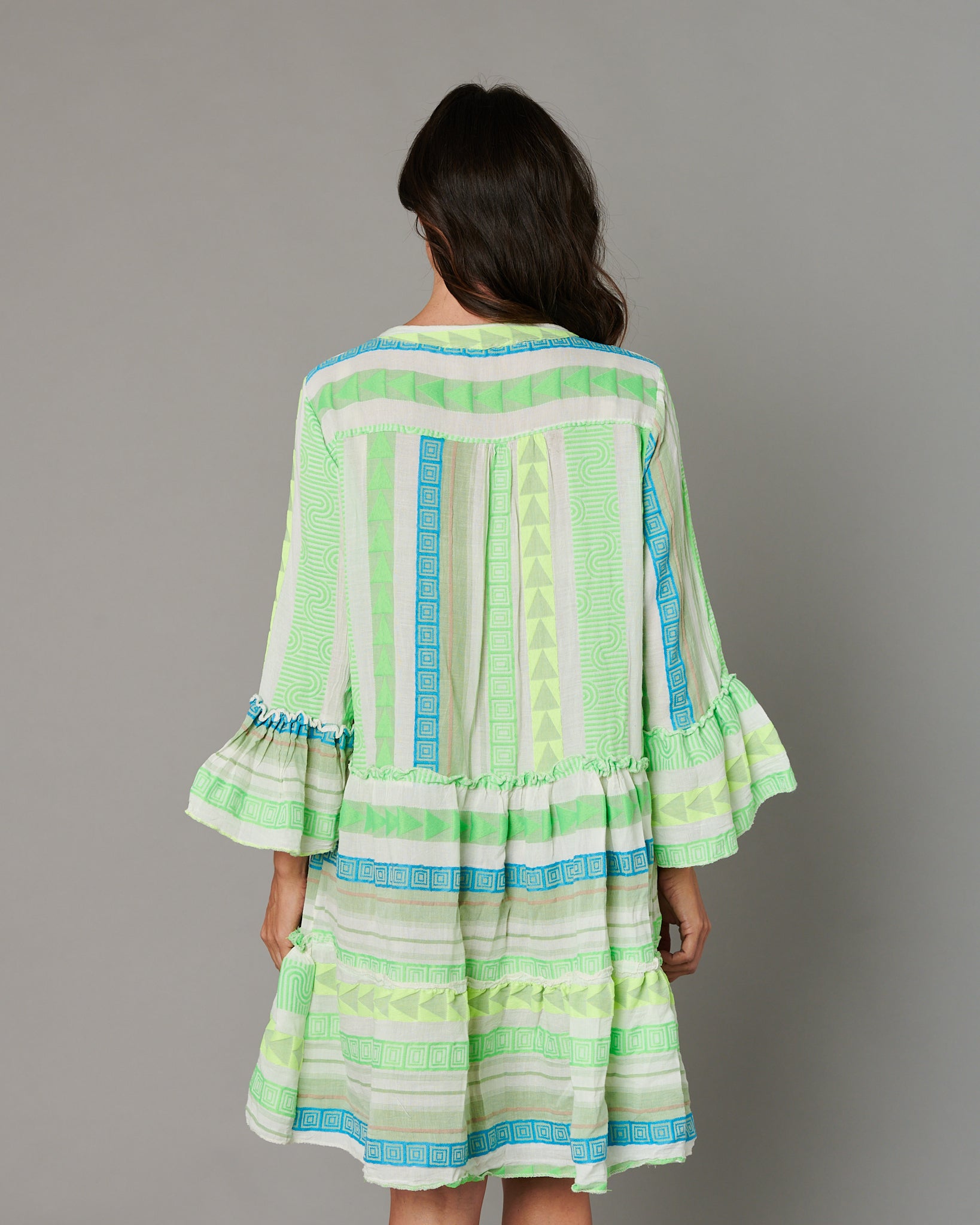 Neon Aztec Midi Dress โ Miss Sugar
