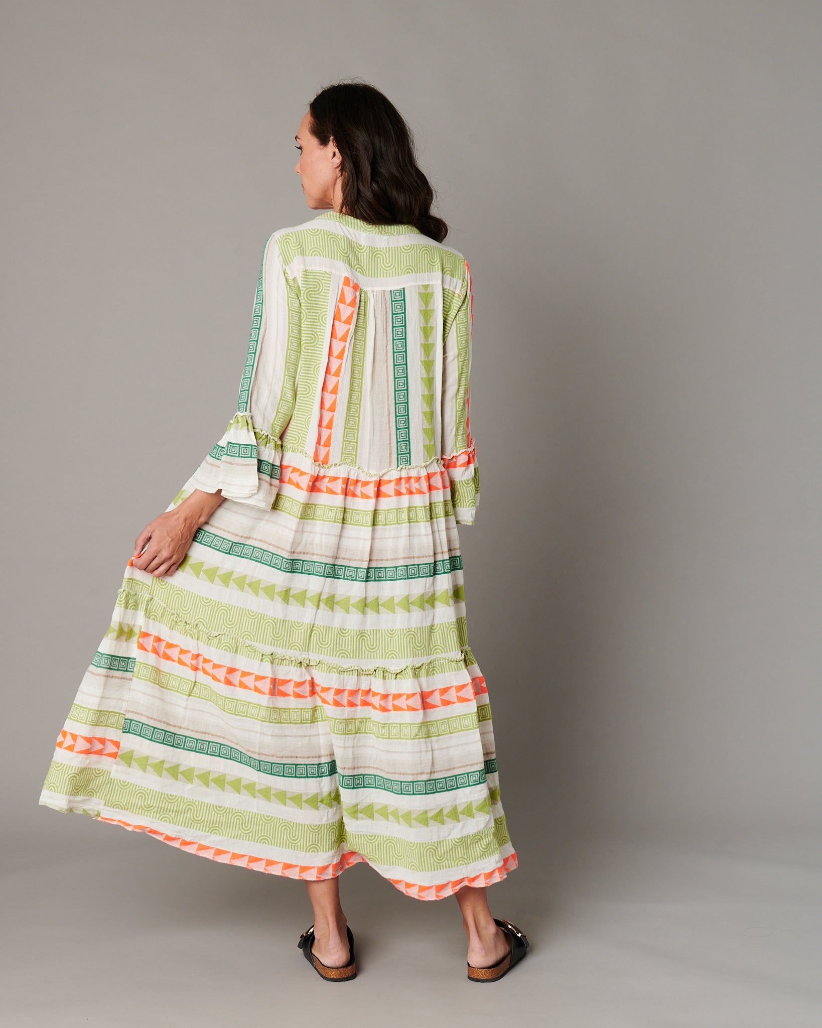 Neon Aztec Maxi Dress โ Miss Sugar