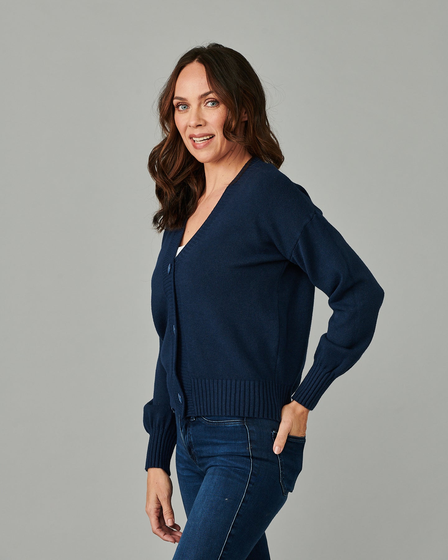 Big Button Cardigan – Miss Sugar