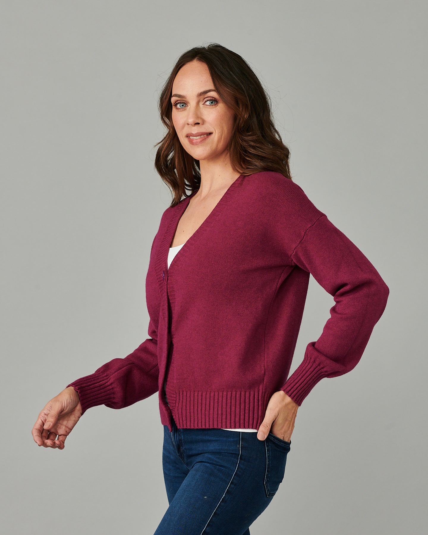 Big Button Cardigan Miss Sugar