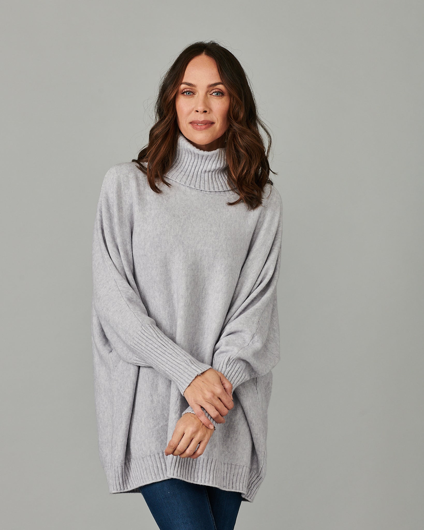 Knitted Roll Neck Jumper