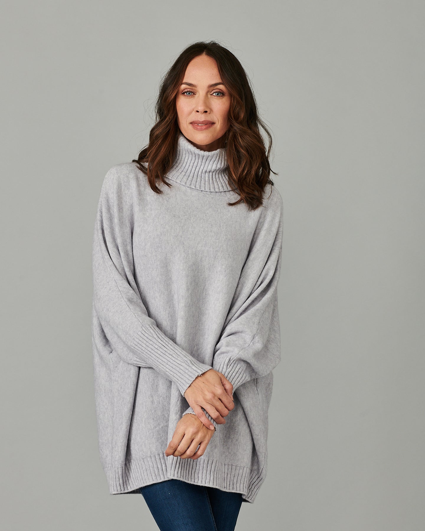 Knitted Roll Neck Jumper