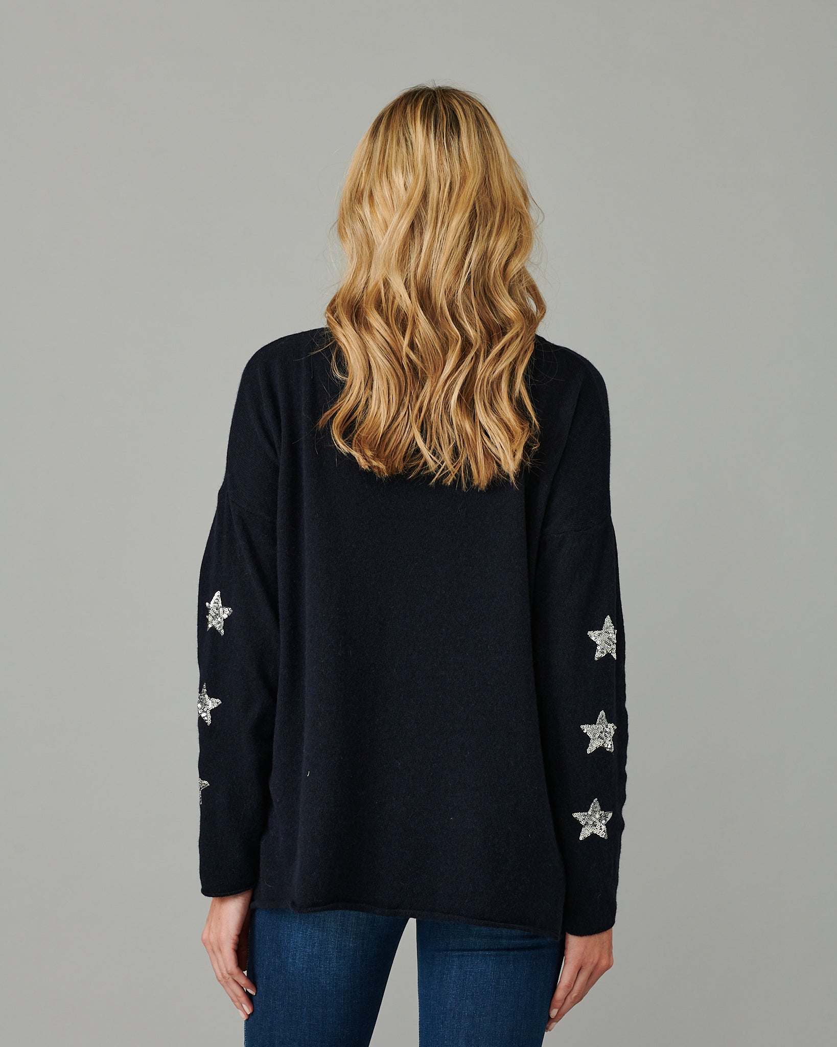 Cashmere Sequin Star Top Miss Sugar