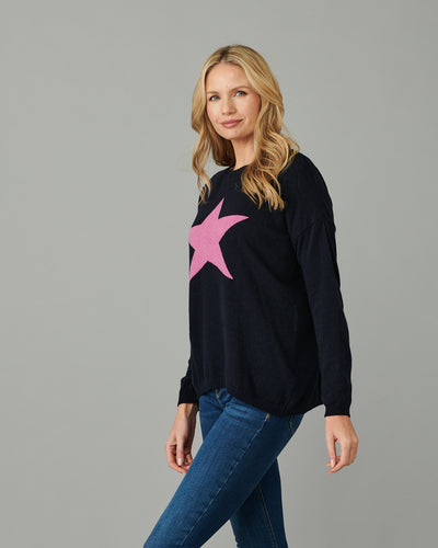 Navy/Fuchsia